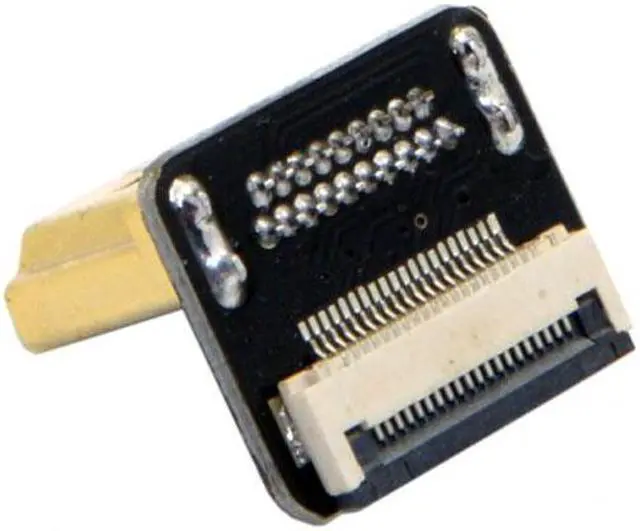 Alt view image 2 of 8 - HKCY CN-018-UP CYFPV HDMI Type A Male Connector Up Angled 90 Degree for FPV HDTV Multicopter Aerial Photography