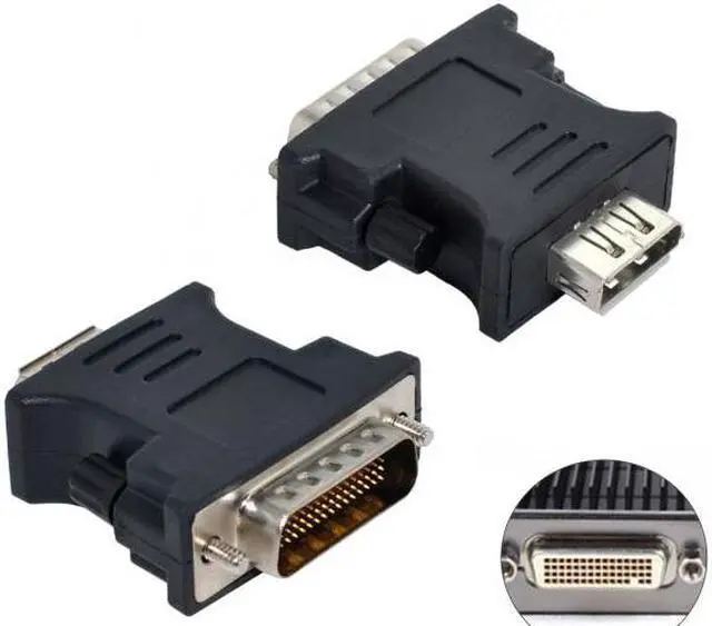 Alt view image 2 of 8 - CYSM LFH DMS-59pin Male to DP Displayport Female Extension Adapter for PC Graphics Card