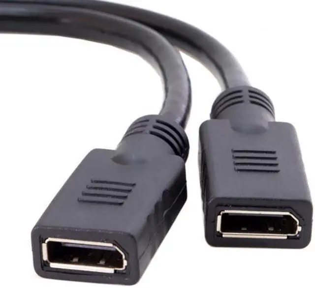 Alt view image 4 of 7 - Chenyang Cable DMS-59Pin Male to Dual DP Displayport Female Splitter Extension Cable for PC Graphics Card