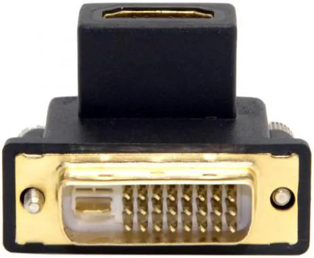 Main image of Chenyang Cable 90 Degree Up Angled DVI Male to HDMI Female Adapter for Computer & HDTV & Graphics Card