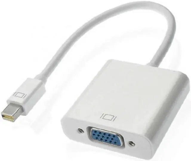 Alt view image 5 of 7 - KAIBOXIXI Active Mini Displayport DP to VGA RGB Female Adapter Cable for Macbook Minitor Projector