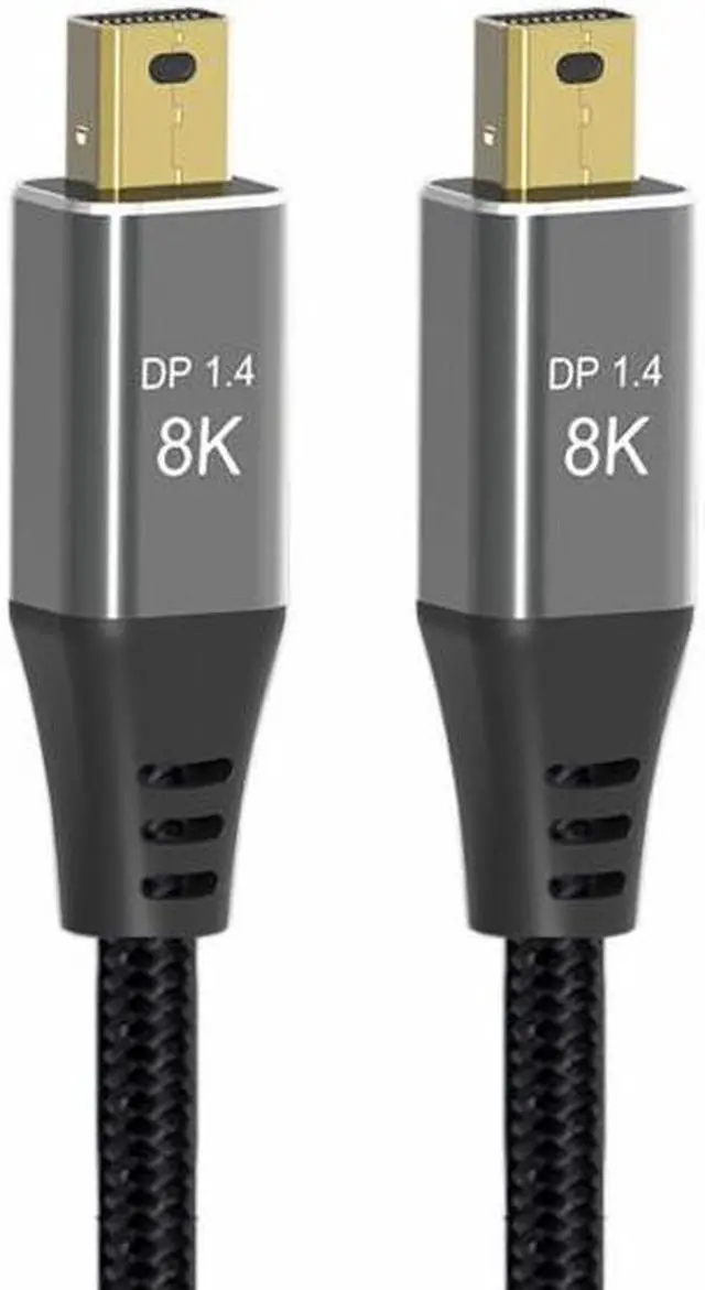 Alt view image 3 of 7 - HKCY DP-014 Mini DisplayPort 1.4 8K 60hz Cable Ultra-HD UHD 4K 144hz Mini DP to MiniDP Cable 7680*4320 for Video PC Laptop TV
