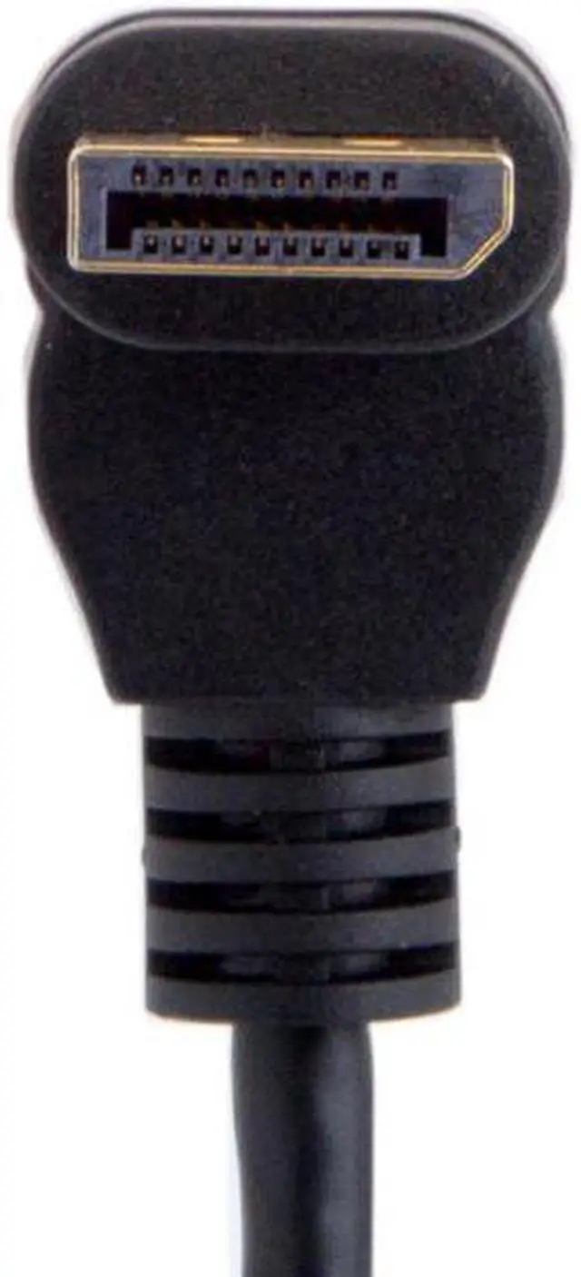 Alt view image 5 of 7 - CYSM DisplayPort Display Port Male to Female 90 Degree Down Angled Extension Cable
