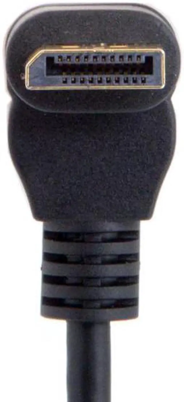 Alt view image 6 of 7 - Xiwai Cable DisplayPort Display Port Male to Female 90 Degree Up Angled Extension Cable