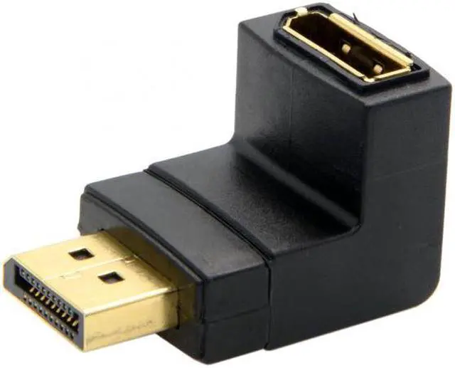 Alt view image 6 of 7 - Jimier CY DP-016-DN Down Angled 90 Degree DisplayPort Male to Female Extension Adapter