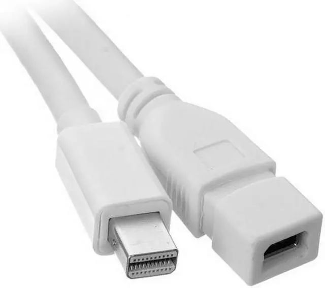 Alt view image 7 of 7 - HKCY DP-019 6ft Mini DisplayPort Male to Mini DP DisplayPort Female Extension Cable 1.8m