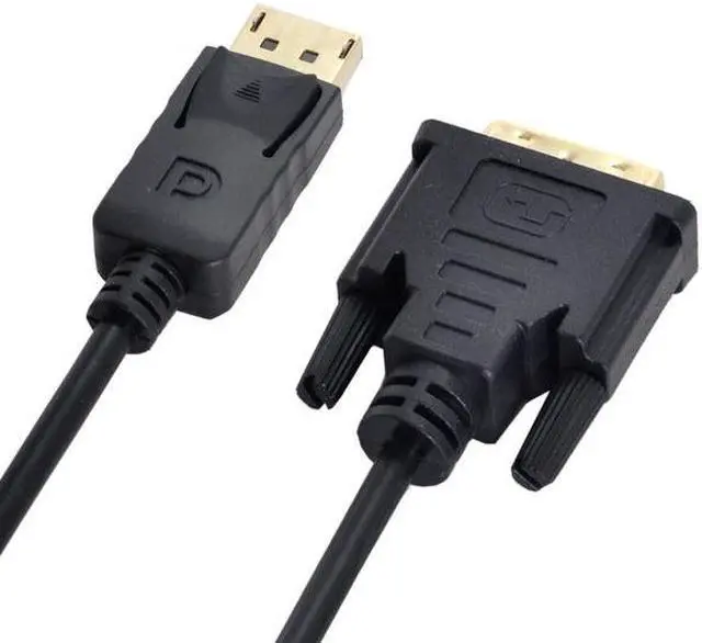 Alt view image 4 of 7 - Jimier CY DP-029 DisplayPort DP Male Source to DVI Male Single Link Video Cable 6ft 1.8m for DVI monitor