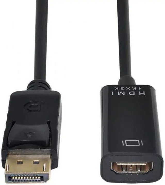 Alt view image 2 of 7 - Cablecc CY DP-039 DisplayPort DP Source to HDMI Sink Displays 4K 2K 30hz Ultra HD Cable for Desktop PC Monitors
