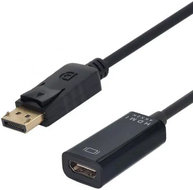 Alt view image 3 of 7 - Cablecc CY DP-039 DisplayPort DP Source to HDMI Sink Displays 4K 2K 30hz Ultra HD Cable for Desktop PC Monitors