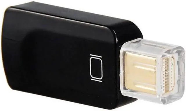 Alt view image 5 of 8 - CYSM Thundebolt  Mini DisplayPort DP Male to HDMI Female Audio video Adapter for Macbook Black Color