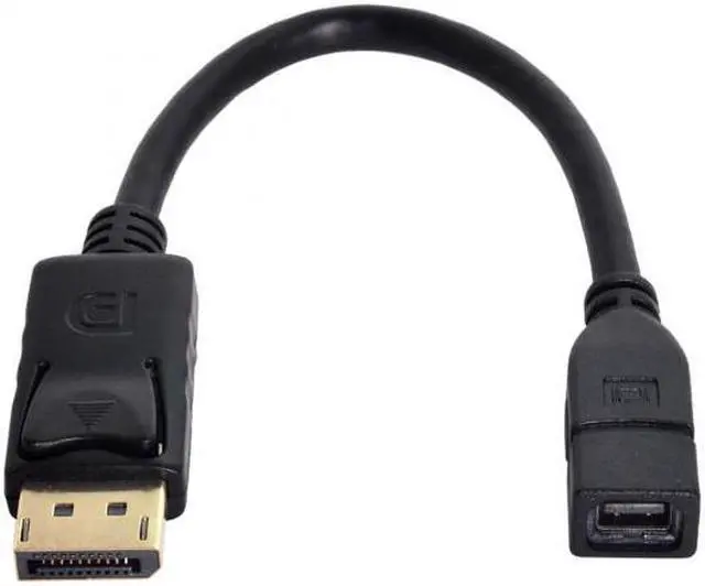 Alt view image 6 of 7 - KAIBOXIXI DP DisplayPort Male to Mini DP DisplayPort  Female Cable 20cm for Displays HDTV Monitor