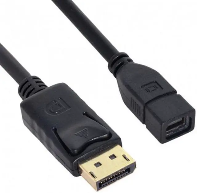 Alt view image 7 of 7 - KAIBOXIXI DP DisplayPort Male to Mini DP DisplayPort  Female Cable 20cm for Displays HDTV Monitor
