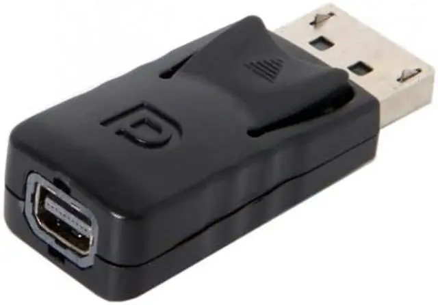 Alt view image 7 of 7 - KAIBOXIXI Black DP DisplayPort Male to Mini DP DisplayPort  Female Adapter for Displays HDTV Monitor