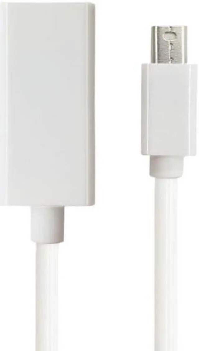 Alt view image 4 of 7 - Xiwai Cable Mini DisplayPort DP to HDMI Female 1.3 Adapter Support Audio White Color 20cm For Mac