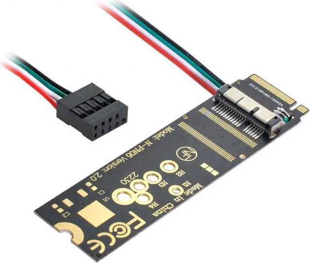 Alt view image 6 of 7 - KAIBOXIXI BCM94360CD BCM94360CS BCM943602CS BCM94360CS2 WiFi Card to M.2 NGFF Key-M NVME SSD Adapter