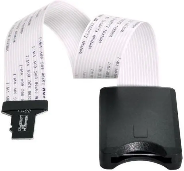 Alt view image 3 of 7 - HKCY EP-009 Micro-SD TF Memory Card Kit Male to SD Female Extension Soft Flat FPC Cable Extender 25cm