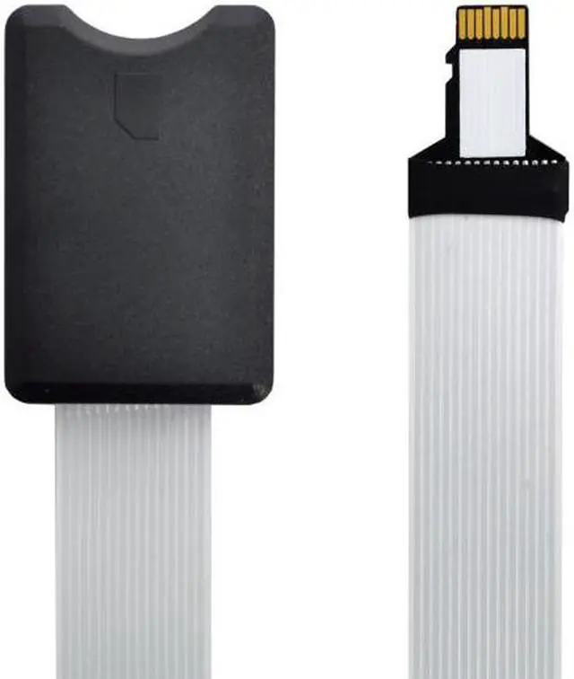 Alt view image 6 of 7 - HKCY EP-009 Micro-SD TF Memory Card Kit Male to SD Female Extension Soft Flat FPC Cable Extender 25cm