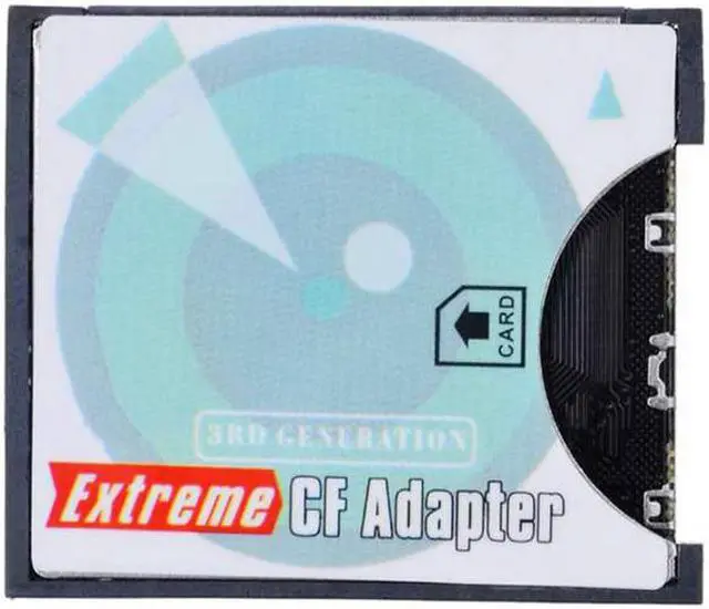 Alt view image 6 of 7 - Chenyang Cable Camera SD SDHC SDXC to High-Speed Extreme Compact Flash CF Type I Memory Card Adapter