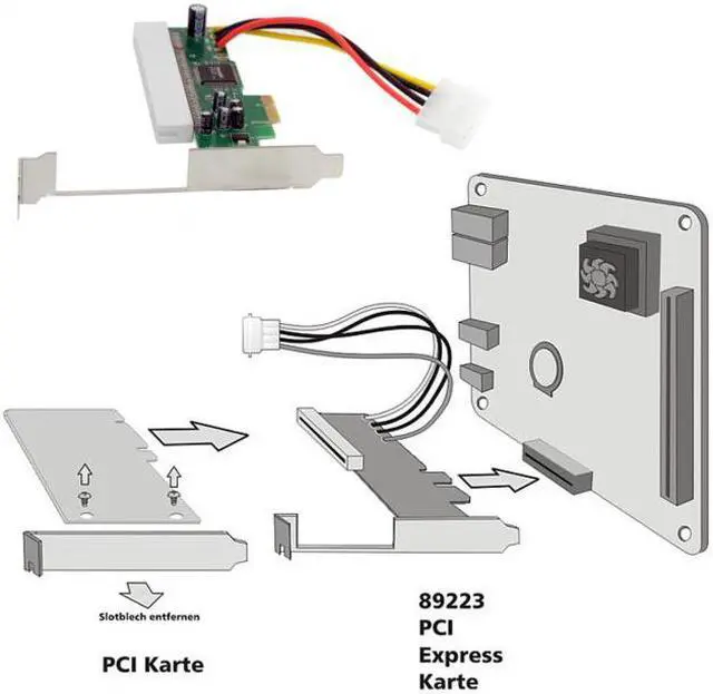 Alt view image 5 of 8 - CYSM PCI-Express PCIE PCI-E X1 X4 X8 X16 To PCI Bus Riser Card Adapter Converter With Bracket for Windows