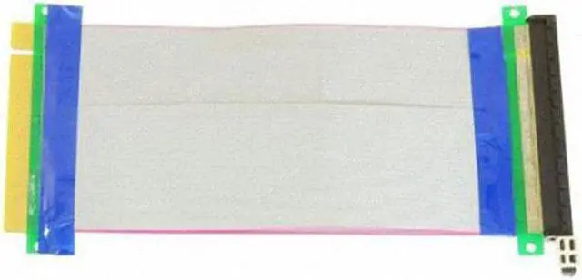 Main image of KAIBOXIXI PCI-E Express 16X to 16x Male to Female Riser Extender Card Ribbon Cable 20cm