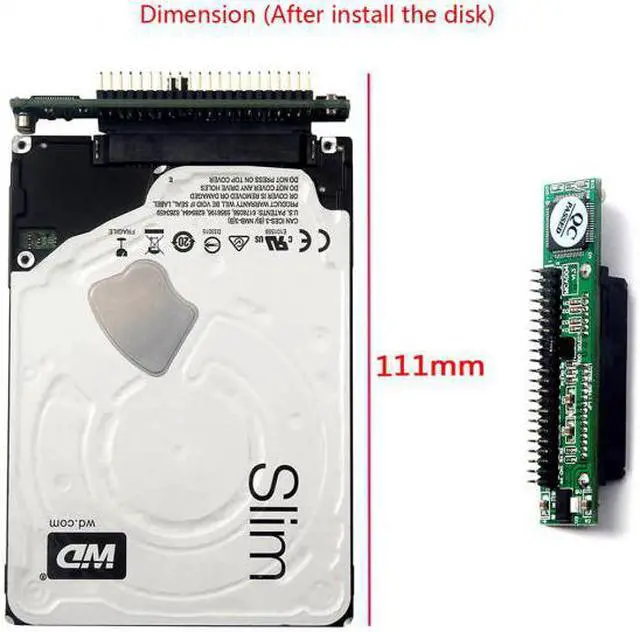Main image of Chenyang Cable SATA Female to IDE 44Pin Converter Adapter PCBA for Laptop & 2.5" Hard Disk Drive