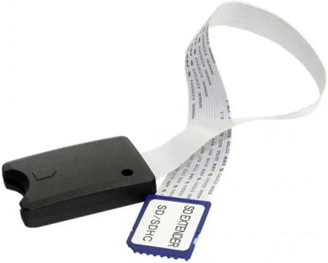 Alt view image 6 of 7 - Chenyang Cable Standard SD SDHC Memory Card Kit Male to SD Female Extension Soft Flat FPC Cable Extender 25cm