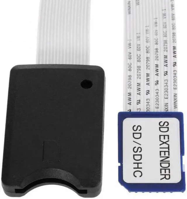 Main image of Chenyang Cable Standard SD SDHC Memory Card Kit Male to SD Female Extension Soft Flat FPC Cable Extender 25cm