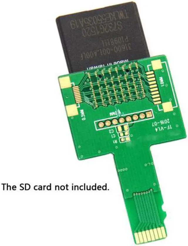 Alt view image 3 of 7 - Chenyang Cable SD Card Socket Female to Micro-SD TF Male Memory Card Kit Extension Adapter Testing Tools Extender