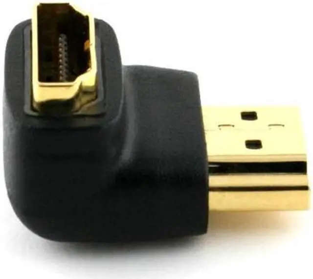 Alt view image 6 of 7 - KAIBOXIXI 90 Degree Down Angled HDMI 1.4 Male to Female Extension Adapter Converter