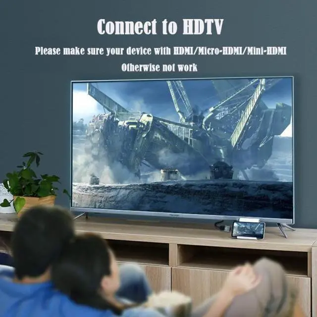Alt view image 7 of 7 - Chenyang Cable 3pcs/set Micro & Mini HDMI to HDMI-compatible 1.4 Female 2-in-1 Combo Adapter 4K@60hz