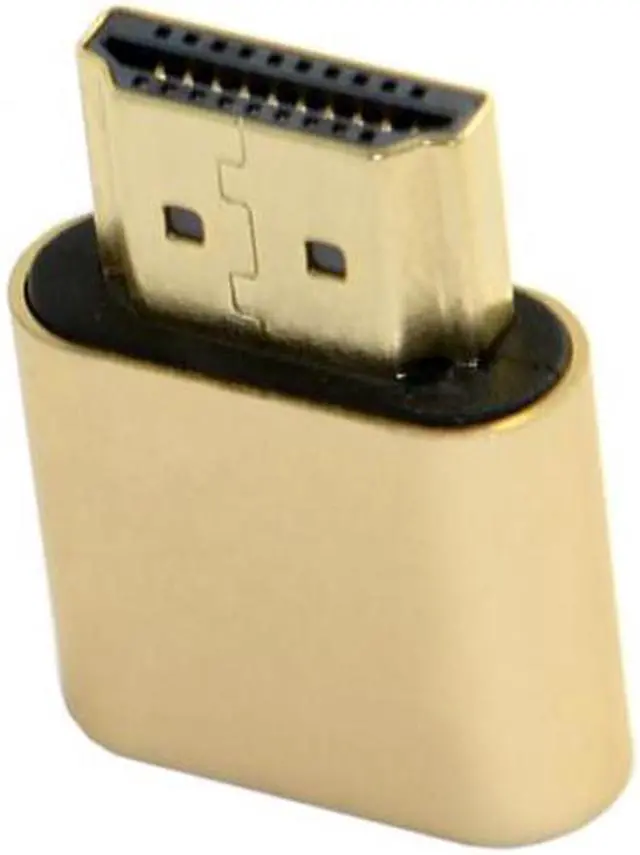 Alt view image 7 of 7 - Chenyang Cable CY Virtual Display Adapter HDMI 1.4 DDC EDID Dummy Plug Headless Ghost Display Emulator 1920x1080p@60Hz