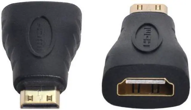 Alt view image 7 of 7 - CYSM MINI HDMI Male to HDMI Female adapter for DV Sony Cannon MP4 N8 ARCHOS 701 101