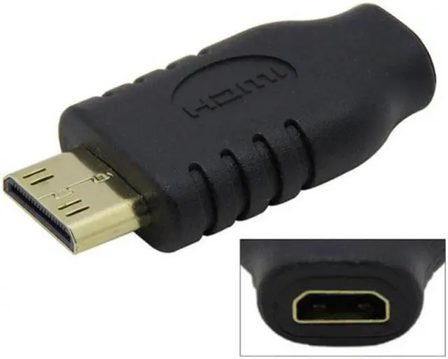 Alt view image 3 of 7 - CYSM Type D Micro HDMI Socket Female to Type-C Mini HDMI 1.4 Male Convertor Adapter