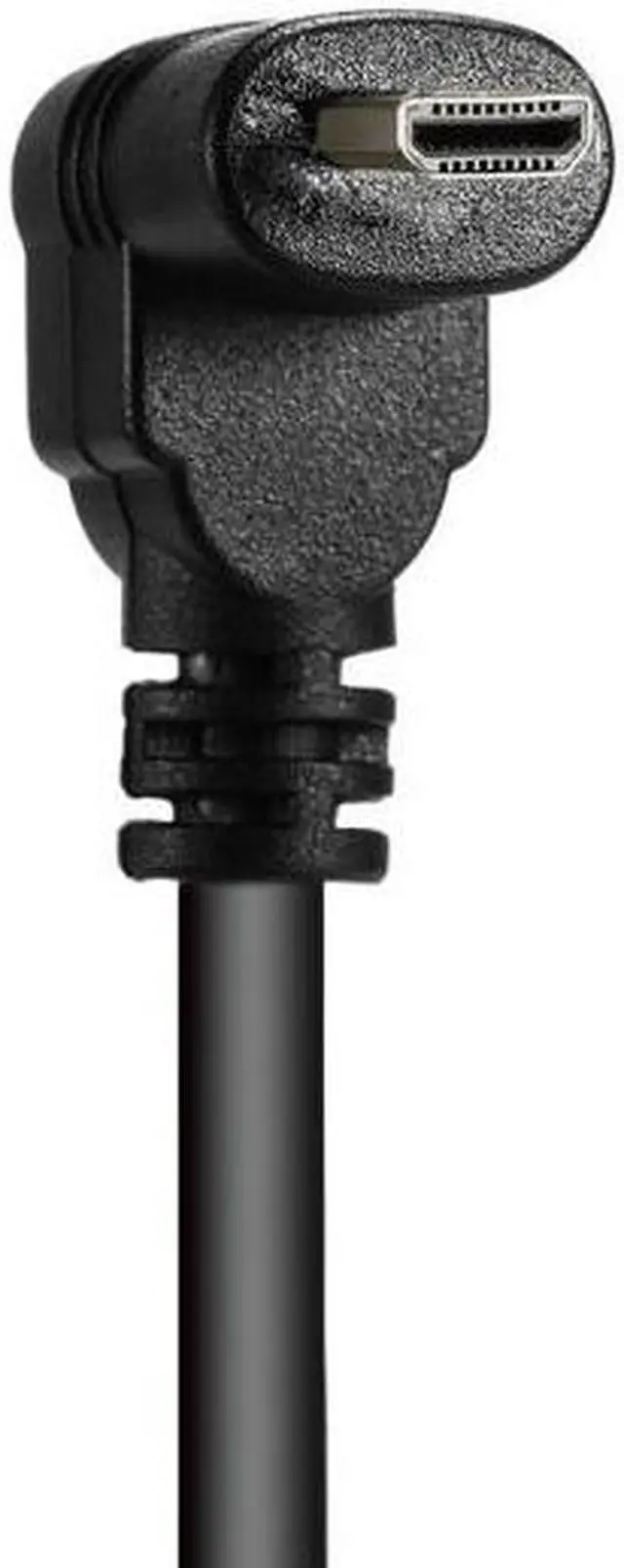 Alt view image 2 of 7 - Chenyang Cable Down Angled 90 Degree Micro HDMI to HDMI Male HDTV Cable for Cell Phone & Tablet & Camera