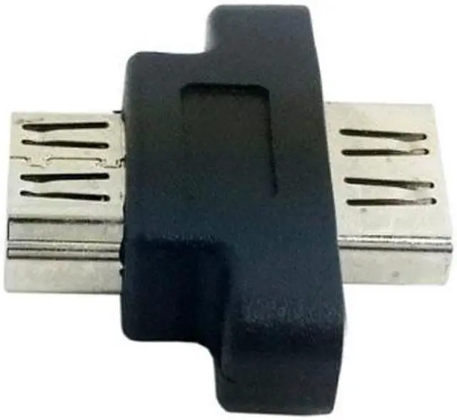 Alt view image 5 of 7 - CYSM HDMI Female To HDMI 1.4 Female Extension Extender Coupler Adapter with Panel Mount Holes