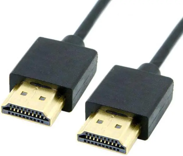 Alt view image 2 of 7 - FVH CY HD-138 OD 4.0mm standard HDMI 1.4 male to HDMI male HDTV Cable for PC Laptop HDTV 1m