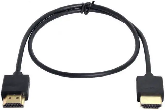 Alt view image 5 of 7 - FVH CY HD-138 OD 4.0mm standard HDMI 1.4 male to HDMI male HDTV Cable for PC Laptop HDTV 1m