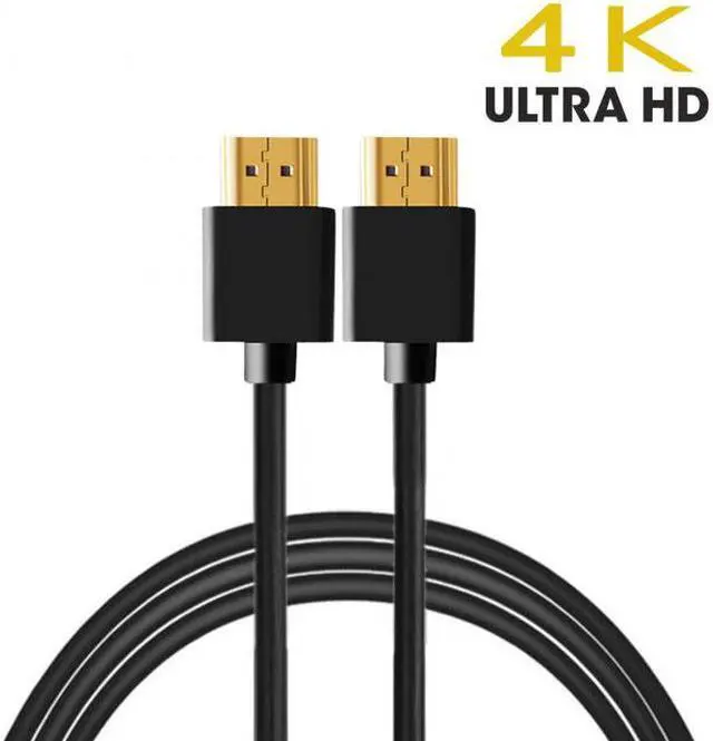 Alt view image 4 of 7 - FVH CY HD-138 OD 4.0mm standard HDMI 1.4 male to HDMI male HDTV Cable for PC Laptop HDTV 1m