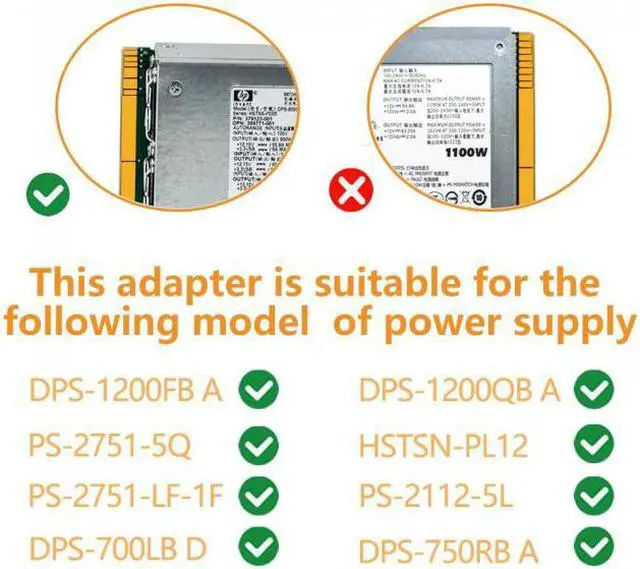 Alt view image 6 of 7 - Jimier CY PW-001 1200W Server PSU Power Supply Breakout Board Adapter with 17 Ports ATX 6 Pin for DPS-800GB 1200FB 1200QB