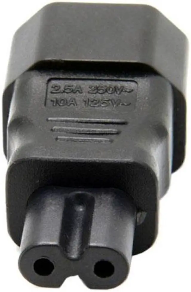 Alt view image 4 of 7 - Chenyang Cable Standard Molded IEC 320 C14 Socket to IEC C7 Plug AC Power Adapter Set UL Approved