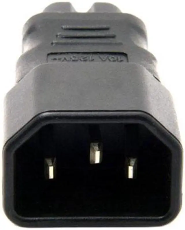 Alt view image 3 of 7 - Chenyang Cable Standard Molded IEC 320 C14 Socket to IEC C7 Plug AC Power Adapter Set UL Approved