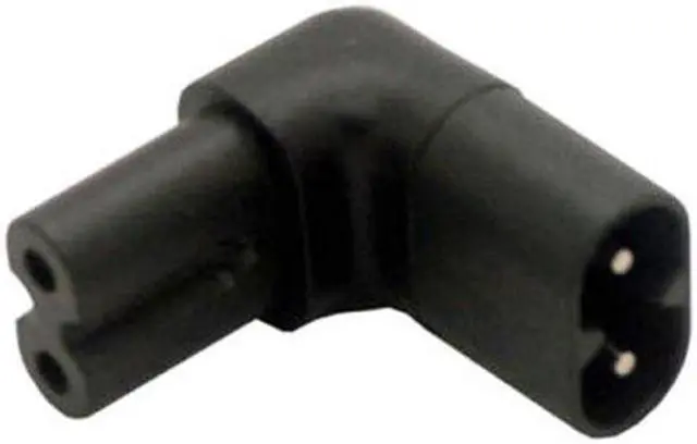 Alt view image 5 of 7 - Chenyang Cable Figure 8 IEC 320 C7 to C8 90 Degree Up Down Angled Right Angle AC Power Adapter Extension