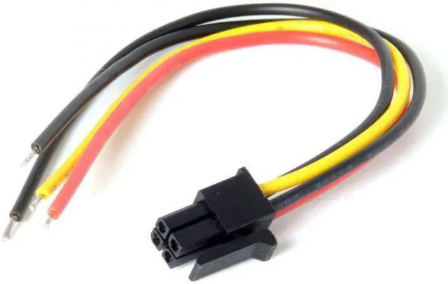 Alt view image 7 of 7 - KAIBOXIXI ATX Molex Micro Fit Pitch 3.0mm 4Pin Male to Open Wire Power Adapter Cable 15cm 20AWG UL1007