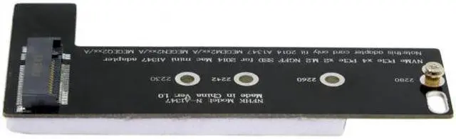 Alt view image 7 of 7 - KAIBOXIXI M.2 NGFF M-Key NVME SSD Convertor Card for 2014 Macbook Mini A1347 MEGEN2 MEGEM2 MEGEQ2