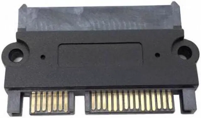 Main image of KAIBOXIXI 3.5" & 2.5inch SATA 22Pin 7+15 Male to SATA 22P 7+15 Female extension convertor adapter with screw holes
