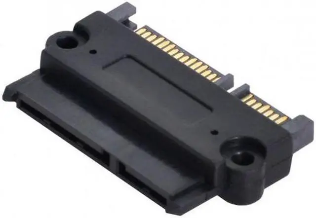 Alt view image 7 of 7 - KAIBOXIXI 3.5" & 2.5inch SATA 22Pin 7+15 Male to SATA 22P 7+15 Female extension convertor adapter with screw holes