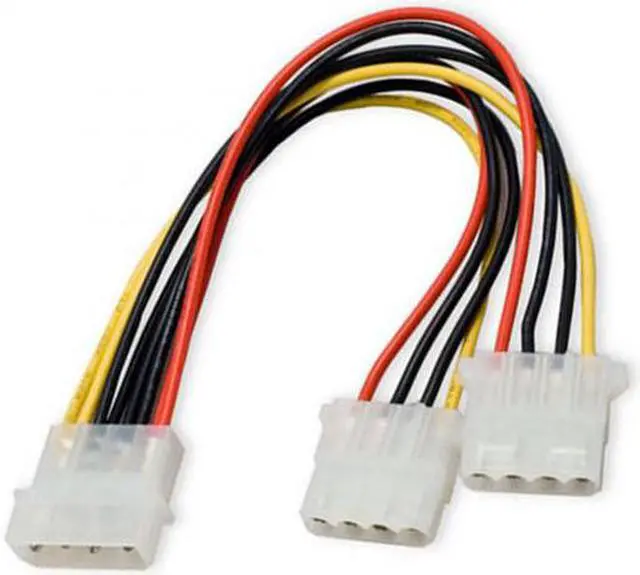 Alt view image 4 of 7 - Xiwai Cable IDE 4 Pin to Dual IDE Y Splitter 10cm Hard Disk Power Supply Extension Cable