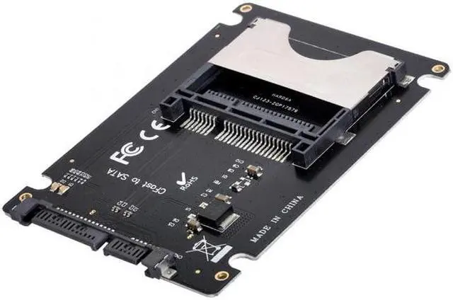 Alt view image 3 of 7 - KAIBOXIXI CFast 2.0 to SATA Card Adapter 2.5" Case SSD HDD CFast Card Reader for PC Laptop