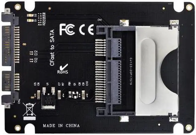 Alt view image 4 of 7 - KAIBOXIXI CFast 2.0 to SATA Card Adapter 2.5" Case SSD HDD CFast Card Reader for PC Laptop