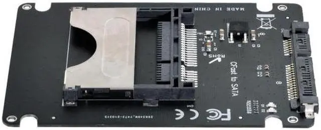 Alt view image 7 of 7 - KAIBOXIXI CFast 2.0 to SATA Card Adapter 2.5" Case SSD HDD CFast Card Reader for PC Laptop